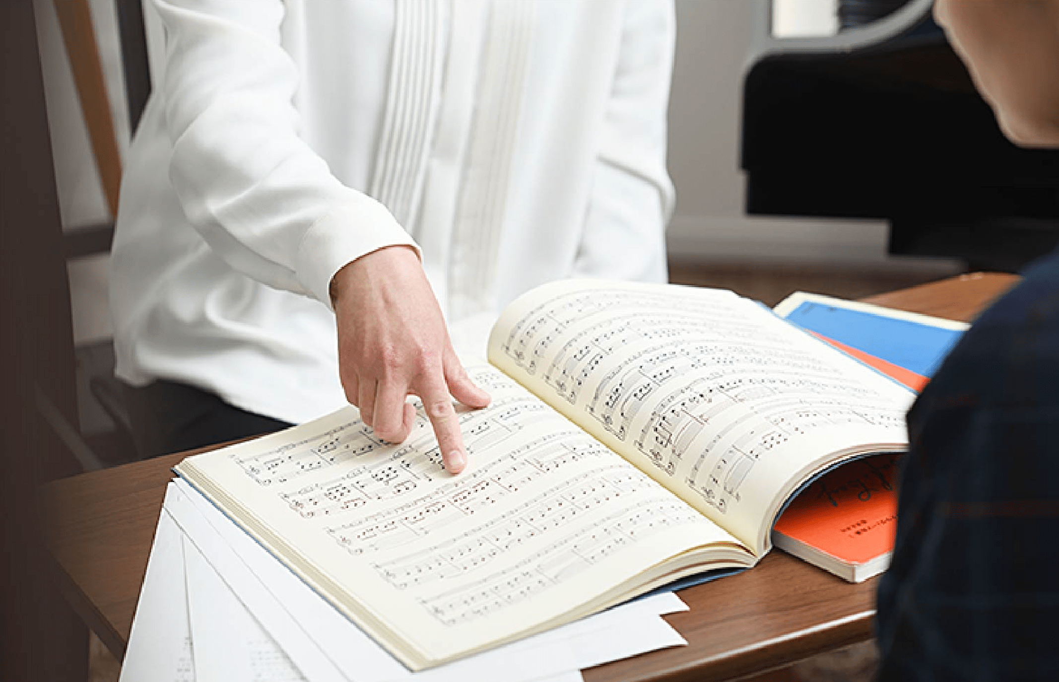 ピアノ教室のレッスン風景2