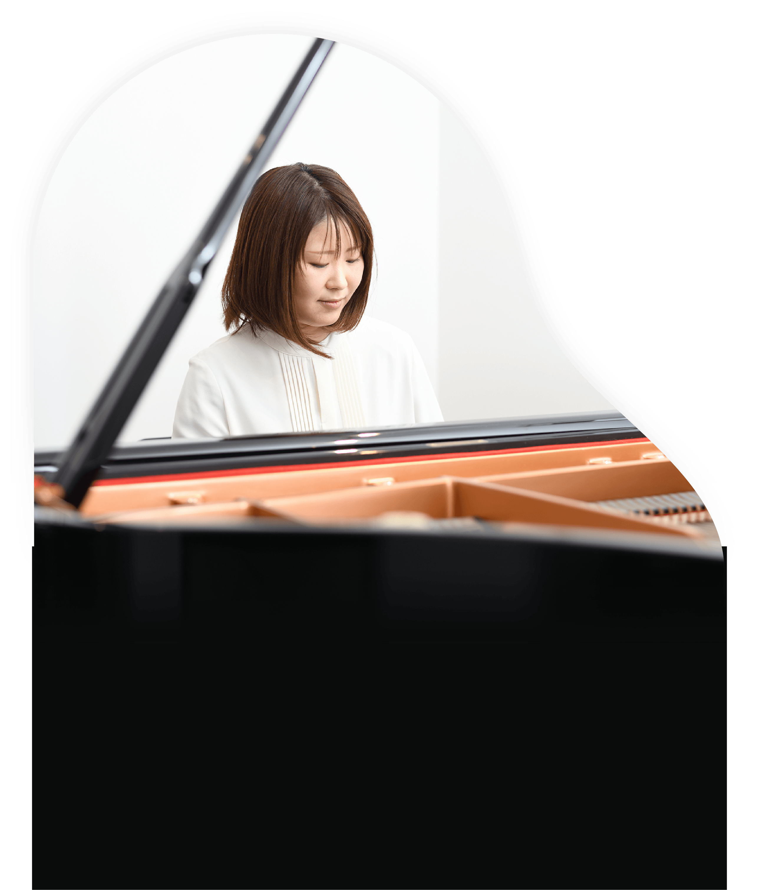 望月ピアノ教室のモバイル用メインビジュアル